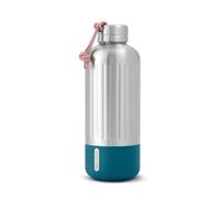 BLACK+BLUM Explorer - Termo (850 ml, acero inoxidable, aislamiento al vacío, 24 horas de frío y 12 horas de calor, 100% a prueba de fugas, sin BPA, correa de paracord, para exteriores y uso cotidiano)