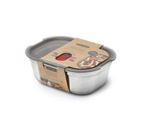 BLACK + BLUM Fiambrera de acero inoxidable para microondas, tamaño mediano, 900 ml