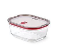 BLACK + BLUM Recipiente hermético de cristal de 1200 ml, vidrio de borosilicato, apilable