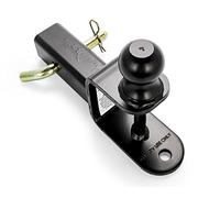 Black Boar Soporte para ATV/UTV con bola de enganche y bucle de correa de cabrestante (vástago de bola de 2 pies de 2 pies) (66025)