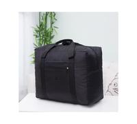 (Black)Bolsas de hombro organizadoras de equipaje de mano grandes plegables para almacenamiento de viaje