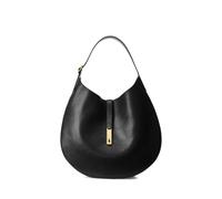 Black Bolso de hombro Polo ID grande de piel de becerro TALLA ÚNICA