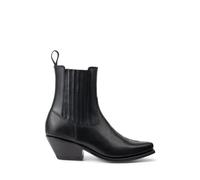 Black Botín de piel vachetta Quinn de 40 mm EU 38