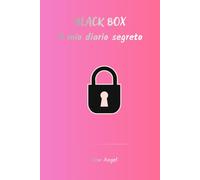 BLACK BOX il mio diario segreto: Regalo ragazzo/ragazza, Regalo compleanno, Diario segreto, Appunti per ragazzi, Diario adolescenti, Taccuino cancelleria A5, Copertina rigida
