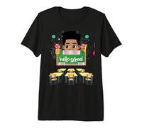Black Boy Magic Back To School Hello Melanin - Niños pequeños Camiseta Premium