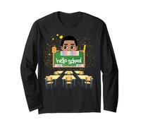 Black Boy Magic Back To School Hello Melanin - Niños pequeños Manga Larga