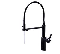 Black Brass Kitchen Faucet With Pull-out Design, Dual Control Of Cold And Hot, And Water Purification Function Sink Tap(Matte Black 01,G1/2)