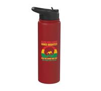 Black Brilliance Black History Month Honor Pasado Forja Futuro Stainless Steel Insulated Water Bottle