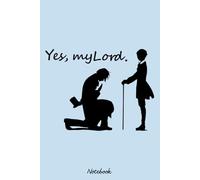 Black Buler - Yes My Lord Notebook: Diary, Matte Finish Cover, Planner, Journal, 6x9 120 Pages, Lined College Ruled Paper