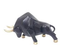 Black Bull Bravo Zaino Figura de carga | Cudddlekins Peluche de , coleccionable de resina, decoración para pared, escritorio, mesita de noche, oficina, hogar