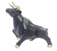 Black Bull Bravo Zaino Figura de carga | Cudddlekins Peluche de , coleccionable de resina, decoración para pared, escritorio, mesita de noche, oficina, hogar
