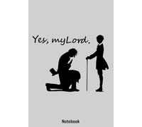 Black Butller - Yes My Lord Notebook: Lined College Ruled Paper, Planner, Diary, Journal, 6x9 120 Pages, Matte Finish Cover