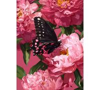Black Butterfly 5000 Piece Jigsaw Puzzles for Adults, Colourful, Challenging & Brainteasing Adult Puzzles 5000 Pieces Peony, Fun jigsaws for The Whole Family 61x41 Inch
