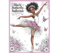 Black Butterfly Ballerina Coloring Book