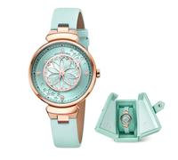 BLACK BY BLUE BRAVE 4B Cherry Blossom - Reloj para mujer, Azul, 36MM, Japonés