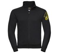 Black-Cafe London Classic Fleece Chaqueta de sudor, negro-oro, tamaño M para Hombres