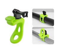 (black) Camera Stand Elastic Small Q Handlebar Mount Flexible Silicone StrapPortable Telesin Elastic BandStrong Stretch Two Stage Adjustment
