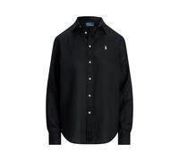Black Camisa de lino Classic Fit XS