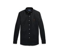 Black Camisa Slim Fit de popelina elástica XL