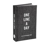 Black Canvas One Line a Day: A Five-Year Memory Book