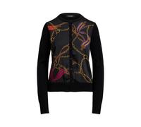 Black Cárdigan de mezcla de algodón estampado L