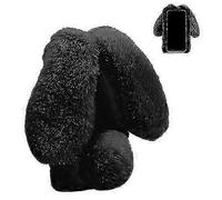 (Black) Case for OnePlus Nord N100 Cute Plush Toys Bunny Furry Case Rabbit ...