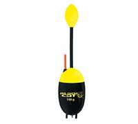 Black Cat - Boya de pesca (150 g), color negro y amarillo