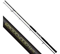 Black Cat Solid Spin Pescar de Carbono con 30 toneladas en Blanco Spinnfishfishing, Caña de bagre Premium, Negro, 2.40 m