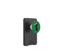 Black Cat Christmas Lights Funny Holiday Santa Kitty Lover PopSockets PopWallet para MagSafe