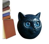 Black Cat Figurines, Resin Statues, 2.99 Inches Elegant Home Decor, Artistic Tabletop Sculpture Set, Minimalist Decorative Accent Piece, for Desk Shelf Cabinet Study Bookshelf Studio Collector Display