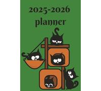 Black Cat Magic: 2025-2026 Planner: A Spooky-Cute 2-Year Monthly Calendar for Scheduling, Goals, and Manifesting Mischief