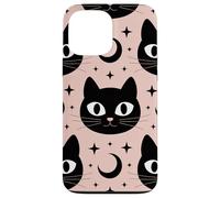 Black Cat Moon Magic Cute Halloween Witchcore Look Carcasa para iPhone 13 Pro MAX