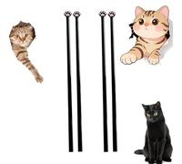 Black Cat Paw Chopsticks-Cat Paw Chopsticks Black 5 Pairs Cute Quirky Chopstickss for Adults, Reusable Lightweight and Non-slip Handle (5pcs)