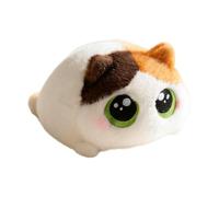Black Cat Plush Toy - Big Eyes Cotton Stuffed Animal 15x15x10cm | Squeeze | Kitten Stuffed Toy - Plush Cotton 5.91x5.91x3.94in | Comfort Doll | Rebound Fidget Companion For Home Dorm Couch