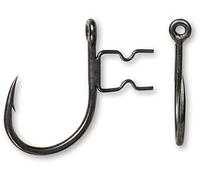 Black Cat Premium Claw Single Anzuelo Extremadamente Estable para Pesca de Siluro, con Soporte optimizado para pez de Goma, Accesorios de Pesca, Revestimiento DG 8/0