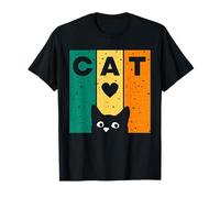 Black Cat Surprise Me encantan los Gatos y los Gatitos Camiseta