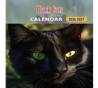 Black Cats Calendar 2026-2027: 18 Month Planner To Keep You On Track from Sep 2026 to Dec 2027,Square 8.5 x 8.5 Inches Gift For Organizing & Planning