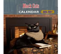 Black Cats Calendar 2026-2027: 18 Month Planner To Keep You On Track from Sep 2026 to Dec 2027,Square 8.5 x 8.5 Inches Gift For Organizing & Planning