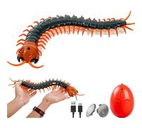 (black)Centipede Cat Toy, Realistic Simulation Smart Sensing Remote Control Animals Toy