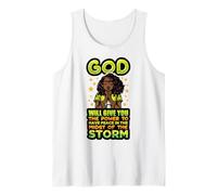 Black Christian Melanin Sista Mujeres Cristianas Aman a Dios Camiseta sin Mangas