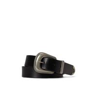 Black Cinturón Western de piel 46