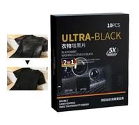 Black Clothes Dye - 10 Pieces | Fabric Color Repair Sheets Darkening Laundr