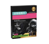 Black Clothes Dye - Laundry Color Restoring Sheets for Faded Black Fabrics | Black Fabric Dye Sheets for Household Laundry, Color Fixing for Faded Clothing, Extra Blackening Sheets, 10 Pieces
