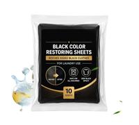 Black Clothing Blackening Sheets - Restaurador de color portátil | Tinte negro para ropa desteñida, lino, lana, seda, lavadora, lavado a mano