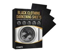 Black Clothing Color Restorer - Long Lasting Intense All Purpose | Dark Faded Out Booster for T-Shirts, Collar for Jeans Quilt, Cover Pant Coat Features, Fabric Dye Renew Usage