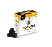Black Coconut Carbón DISPAU COCOBEE Premium de 26 X 26 MM Carbón Natural de Coco Premium Cachimba y BBQ - Briquetas de Carbón de Coco Shisha y Barbacoas. (4 KG, 256 Unidad)