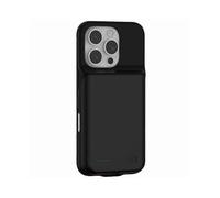 (Black) Compatible For iPhone 16 Pro Charging Back Case 7000mAh Power Bank Phone Backup Battery Pack