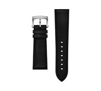 Black Correa de reloj de loneta S
