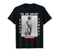 Black Cowboy Bill Pickett Cowboy Historia afroamericana Camiseta