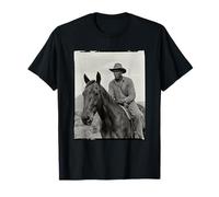 Black Cowboy Pride Western History Vintage Rider Mujeres Hombres Camiseta